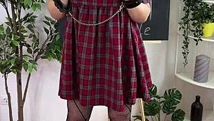 Sexual wellness session involving handcuffs and roleplay