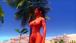 serenia goes wild solo fingering big ass and tits