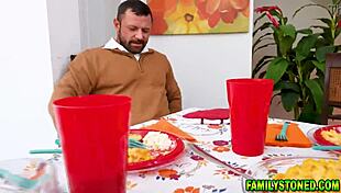 lucky stud licks and fucks horny redhead stepsisters arietta adams cherry fae in nasty threesome