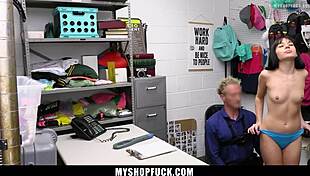 Guard Strips Aria For Full Cavity Search To Ensure She's Not Hiding Anything