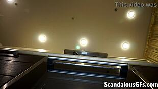 Hey, doesn't my girlfriend's shaved pussy look so yummy in this POV?