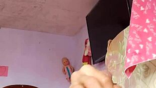 Man, I shot a rich cumshot all alone in my step mother-in-law's room