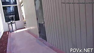 Cute teen slut begs for rough hardcore POV pounding in free session