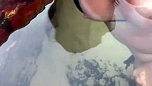 Stranger feeds my cum to fish on the beach in public