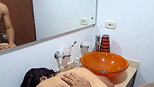 I'm destroying Salma's delicious chubby Latina pussy completely