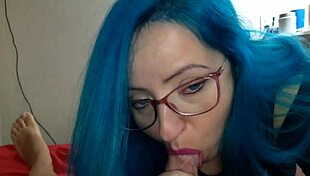 Naughty cousin makes boy cum in mouth then rides dick