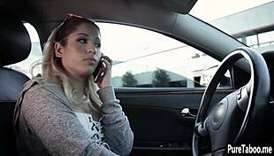 blonde teen hops on massive black cock for wild ride