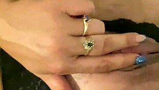 pissing outside feels amazing on my curvy wife body in pantyhose