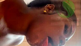 the hottest ebony chef bends over homemade letting you eat her wet big pussy before riding bbc cowgirl