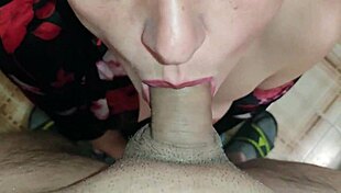 How does amateur milf housewife swallow every cum facial load?