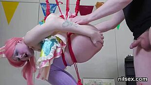 wicked teen 18+ was brought in anal madhouse for harsh therapy