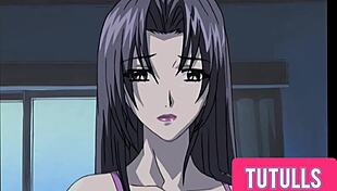 Stepmom cheats on husband with stepson in hentai 😏