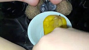 mango stuffs 18yo saudi virgin's pussy in la food fetish solo