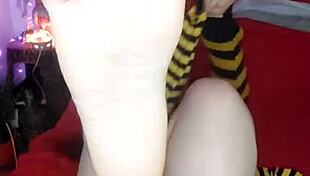 So You Like My Feet? Come Suck And Worship Them, Jerk Off!