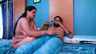 hot desi couple excited for early morning romance
