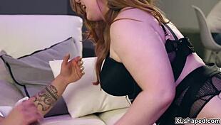 Plump Estella Bathory teases curves in lingerie for Alex Duca