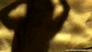 Sensual indian beauty dances solo romantically