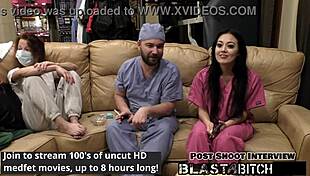 Blaire Celeste Gives Two Blowjobs Before Getting Blasted with Cum