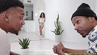 god that tiny latina spinner's first dp with two monster cocks wrecked her