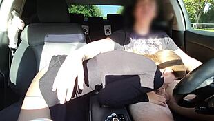 Couldn't Resist Stopping at Parking Lot for His Surprise