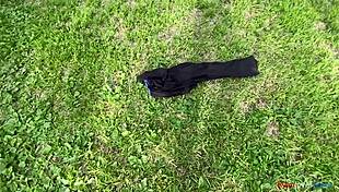 brunette amateur moans during first outdoor masturbation in forest for 2024