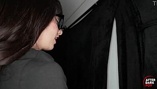 Goldy Chan strips and teases with ripped clothes in backstage POV prep!