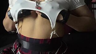 Classmate astarioth mocks your tiny cock sph humiliation in uniform cosplay