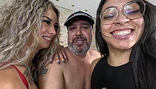 Morganita's juicy shaved pussy filmed in shower backstage at Ted's mansion.