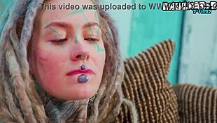 damn check this alternative dreadhead chick in heels taking bwc anal till she gapes wide