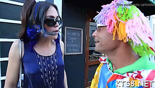 who can penetrate this ladyboy ass deepest in huge cock anal contest shemale sucking?