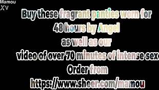 chubby mamou strips and shows her huge tits in angel episode 1