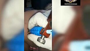 Tattoo Artist Inks Anitta-Like Model Alexia Duucan TS Asshole Best Moments?