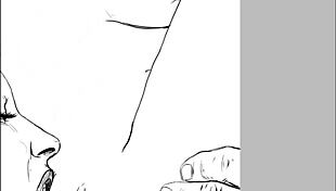 kramer krameroff speed draws ffm threesome ass licking pussy fuck