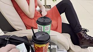 Whoa! Risky Public Toilet Fuck with Cute Slut for Cash?