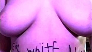 Verification video shows busty blonde with big natural tits up close