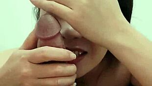 Chinese Girl Gags on Egyptian Guy's Thick Cock - Part 5