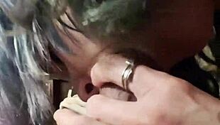 Horny Milf Deepthroats Perfect Hung Stud Cock Handjob Lick Until Massive Oral Creampie Cumshot