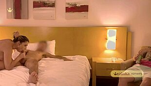 Hotwife queen turns slut fucked hard in front of meek cuckold husband!