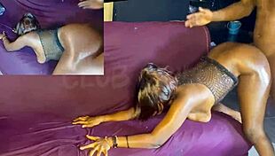 😈 damn catch him pounding my phat juicy ebony ass doggystyle then hosing down big natural tits with sticky cum 💦 watch full on 3x world ent