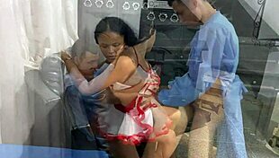 me follando a mi cuñado sin condón rompiéndole el culo bien duro 🍑💦🔥