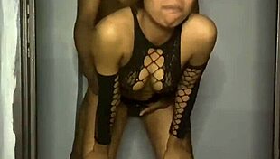 ebony PETITE babe screams as COCK hits so deep her SOUL leaves her body