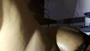 damn ava knightly's juicy ebony curves oiled up perfect before bed suck