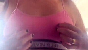 Gym Workout with Anal Plug Leaves Ass Lubed Wide for Huge Cock Pounding!