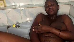 come on watch me pound my huge ass with this dildo in bathroom