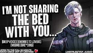 ever wonder what happens when you're forced to share that bed with your cocky enemy? m4f audio roleplay