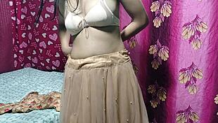 Desi Indian girlfriend fucked hard by boyfriend before her marriage in wild cowgirl ride 