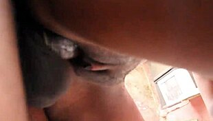 Housekeeper Pounds My Pussy Harder with Her Big Black Cock Than Expected Doggystyle