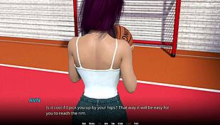 Jamie Struggles Sucking Massive White Cock Then Swallows Every Drop