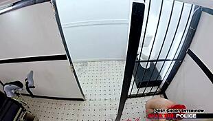 Dirty doctor lenna lux gets caught choking on patient cock with handcuffs and gagging