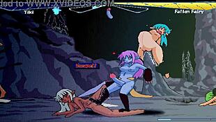 fairy foot fights compile into wild lesbian tangle with no sound effects